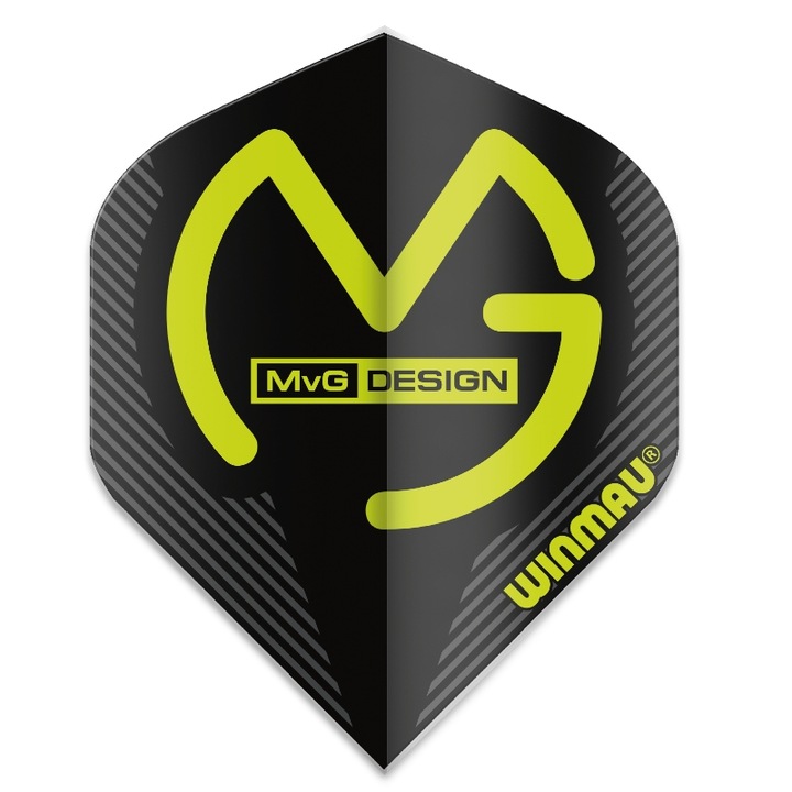 Комплект 3 дартса Winmau Mega 75 Standard - MVG Black