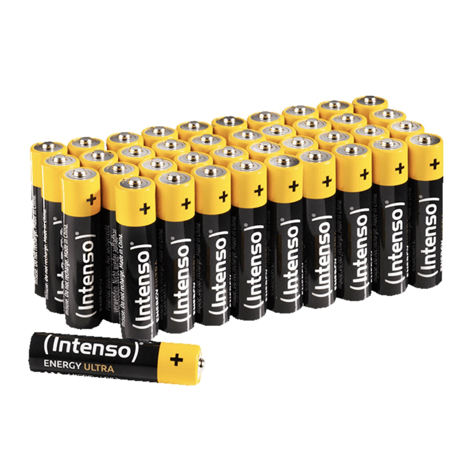Комплект от 40 алкални AAA батерии (LR03), Energy Ultra, 1.5V, 1250 mAh ...