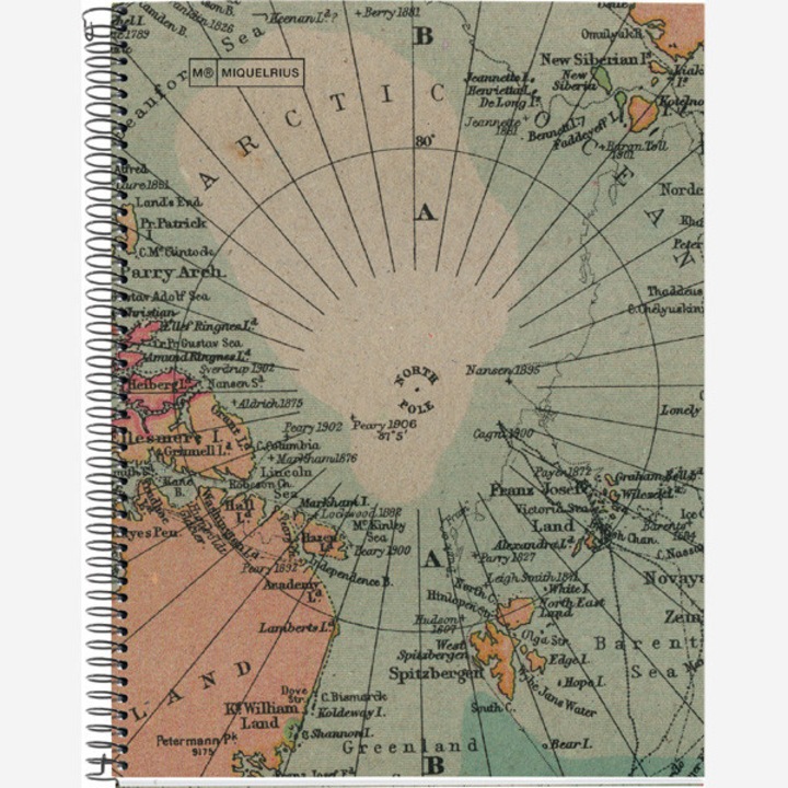 MQ spirálfüzet, ECOmaps, A/5, 80 lapos, vonalas