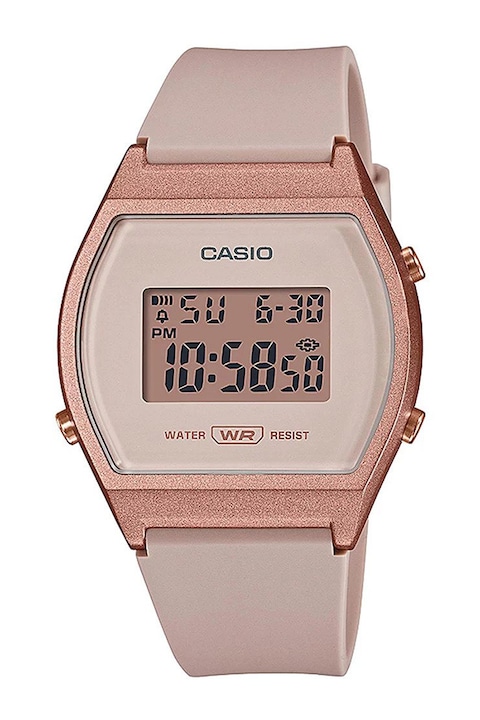 Casio, Електронен часовник с каишка с тока, Праскова