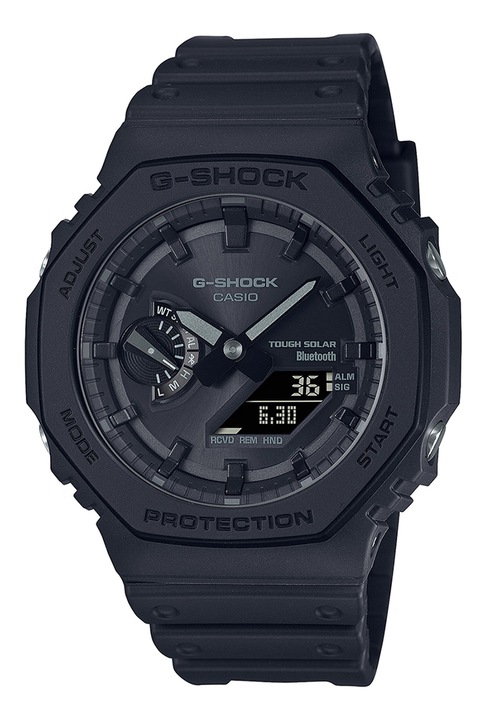 Casio, Аналогов и електронен соларен часовник G-Shock, Черен