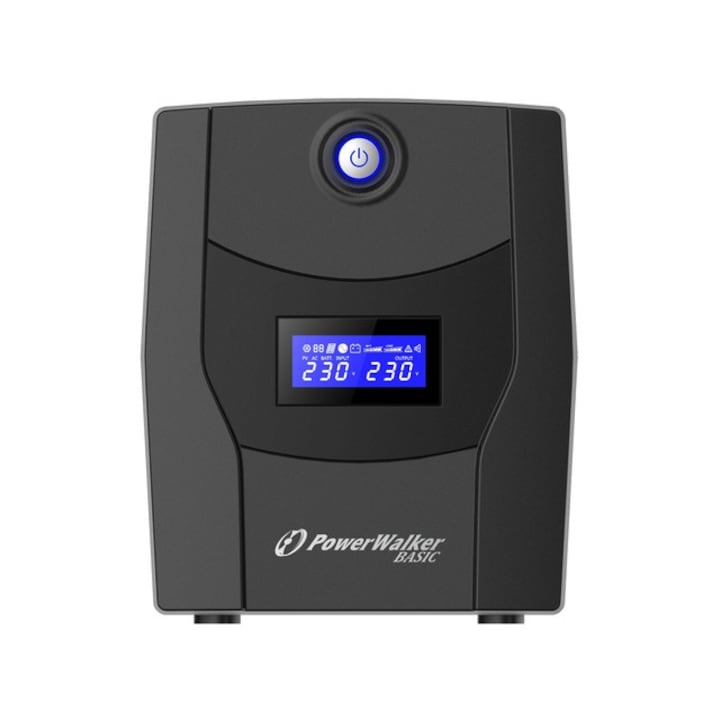 UPS, Power-walker VI 2200 STL FR, 2200VA/320W, 290V, LCD, черен