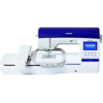 Masina combinata de cusut si brodat computerizata Brother Innov-is 2600, aria brodare 26x16 cm, 232 cusaturi, 138 modele broderie, 11 fonturi, 10 modele butoniera, ecran LCD, USB, iluminare LED, 850 imp/min, Alb Masina combinata de cusut si brodat computerizata Brother Innov-is 2600, aria brodare 26x16 cm, 232 cusaturi, 138 modele broderie, 11 fonturi, 10 modele butoniera, ecran LCD, USB, iluminare LED, 850 imp/min, Alb