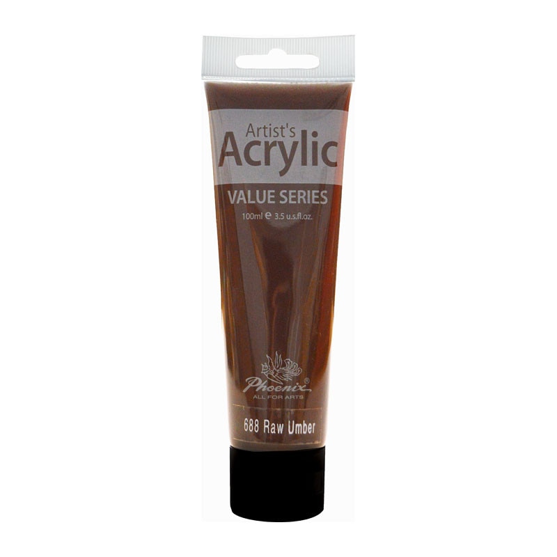 Culoare acrilica 100ml Raw Umber Artists Acrylic Phoenix