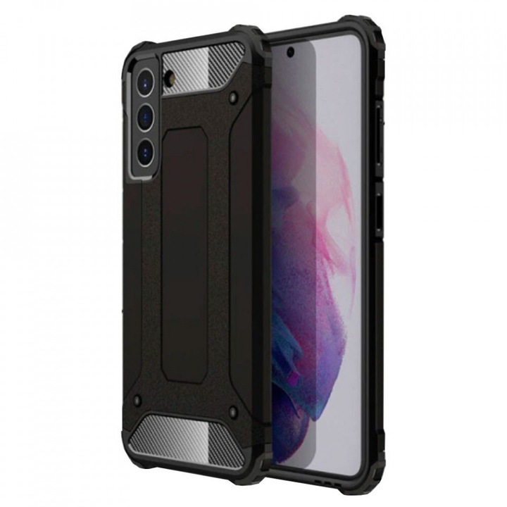Samsung Galaxy S21 FE 5G tok – Techsuit Hybrid Armor – fekete