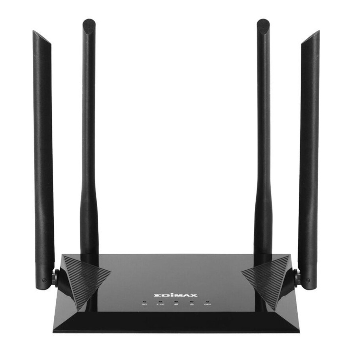 Безжичен рутер Edimax BR-6476AC, Две антени с голямо усилване, WI-FI 5, AC1200