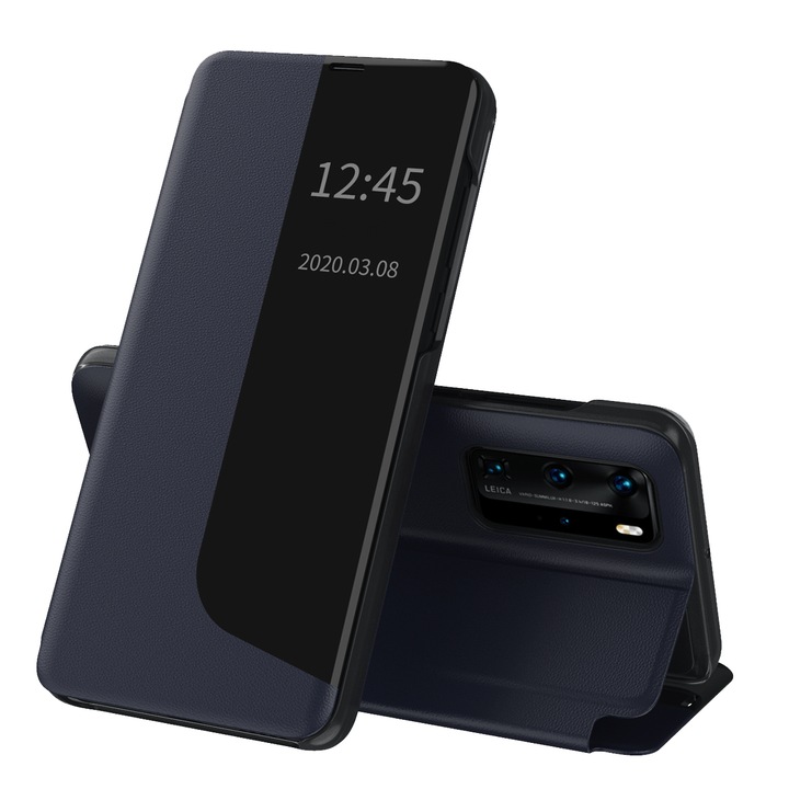 Кейс за Huawei P40 Pro, Techsuit eFold Series, тъмно син