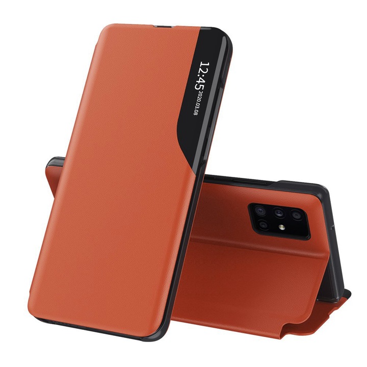 Кейс за Samsung Galaxy A51 4G, Techsuit eFold Series, оранжев