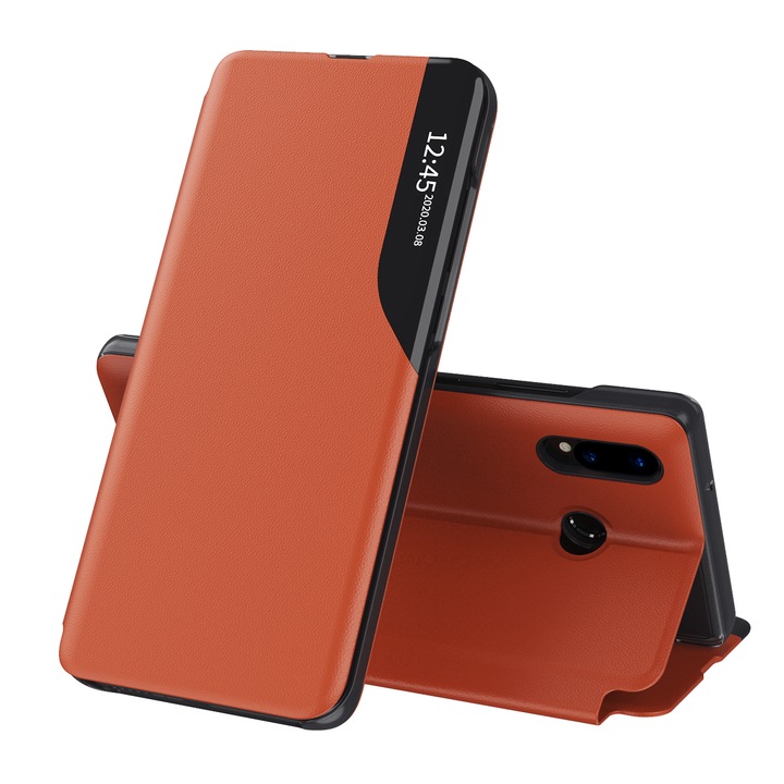 Кейс за Huawei P20 Lite, Techsuit eFold Series, оранжев