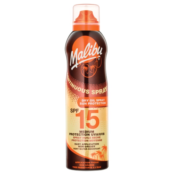 Lotiune cu protectie solara, Malibu, SPF15, 175 ml