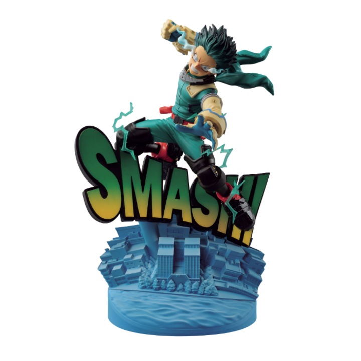 Banpresto Figura, My Hero Academia - Izuku Midoriya, PVC, 20 cm, többszínű