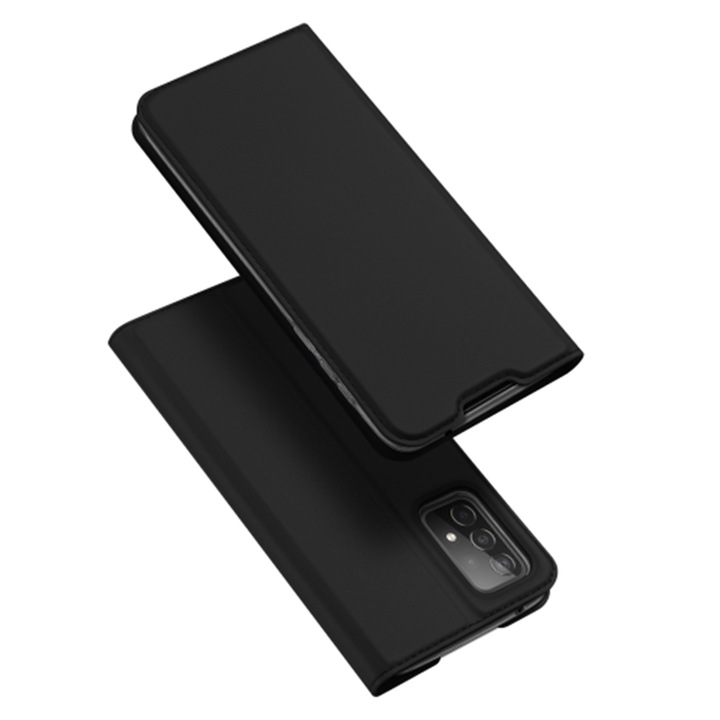 Капак за Samsung Galaxy A52 4G/A52 5G/A52s 5G, Skin Pro, Полиуретан, Черен