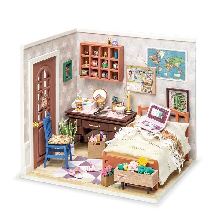 Rolife 3D Puzzle, DIY Ana's Bedroom, 88 db-os