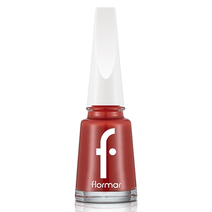 Lac de unghii colorat, Flormar, Nail Enamel - Maxi Brush, Cu formula si aplicator nou, 539