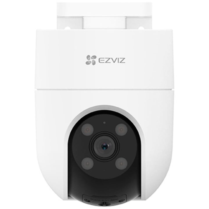 Camera de supraveghere Ezviz H8C Pan & Tilt Wi-Fi, 2MP, Full HD, AI-Powered Human Shape Detectionn, Auto-Tracking, Two-Way Talk, Color Night Vision, Weatherproof Design