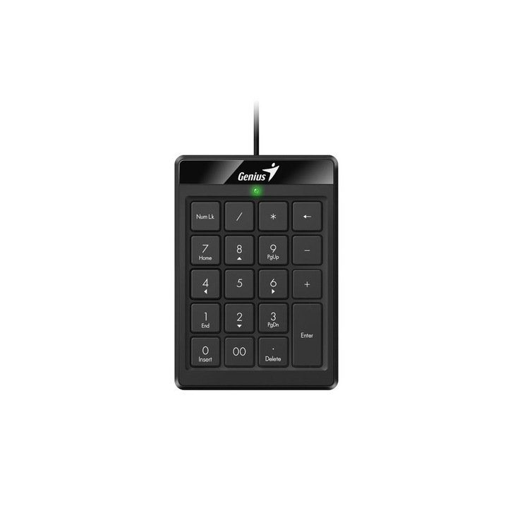 TASTATURA numerica Genius, „NumPad 110", USB, 19 taste, chocolate, „31300016400"