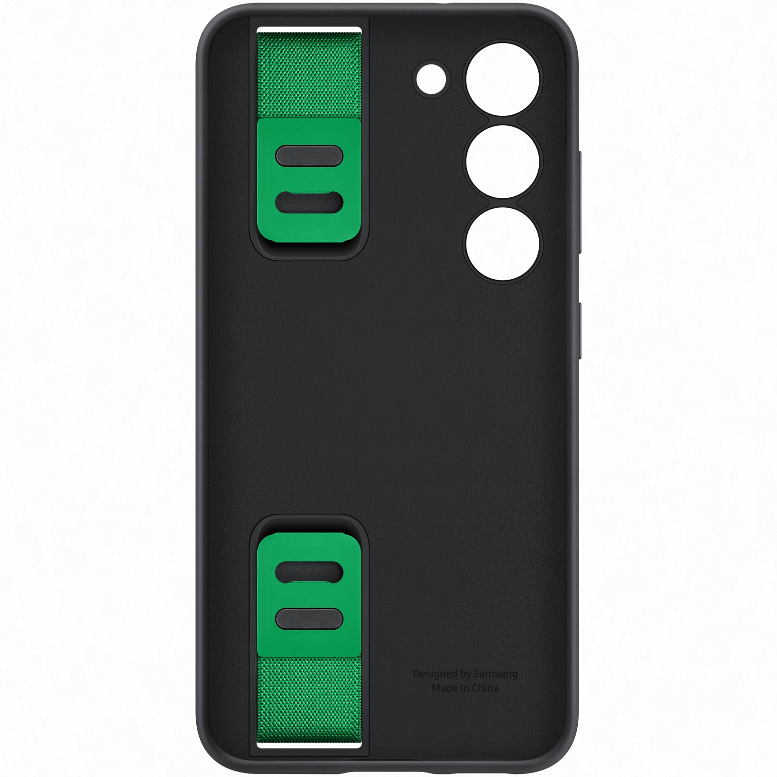 Husa de protectie Samsung Silicone Grip Case pentru Galaxy S23, Black