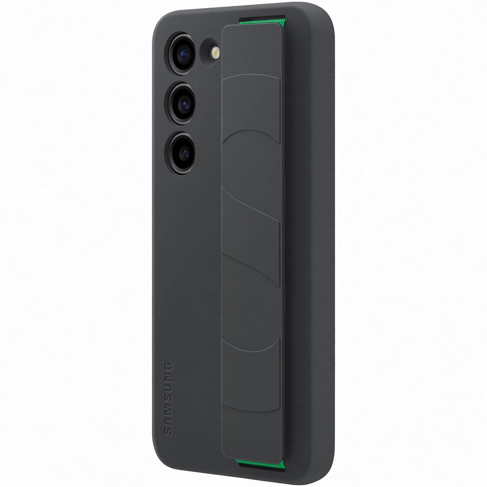 Husa de protectie Samsung Silicone Grip Case pentru Galaxy S23, Black