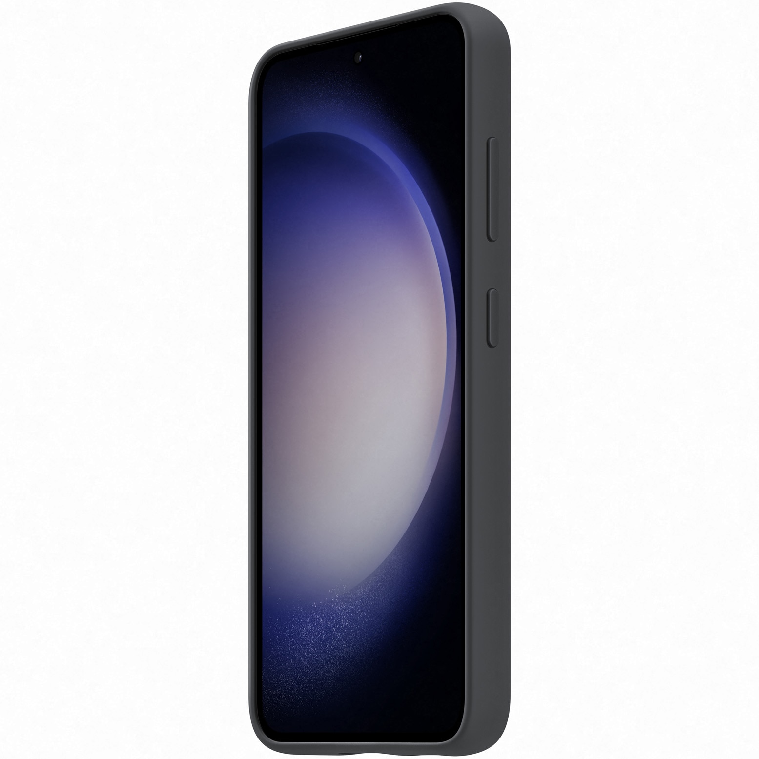 Husa de protectie Samsung Silicone Grip Case pentru Galaxy S23, Black