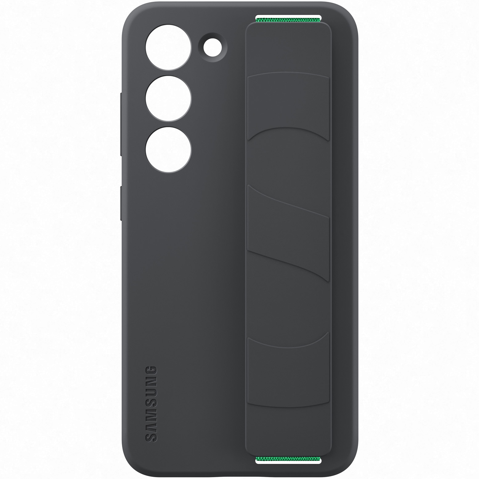 Husa de protectie Samsung Silicone Grip Case pentru Galaxy S23, Black