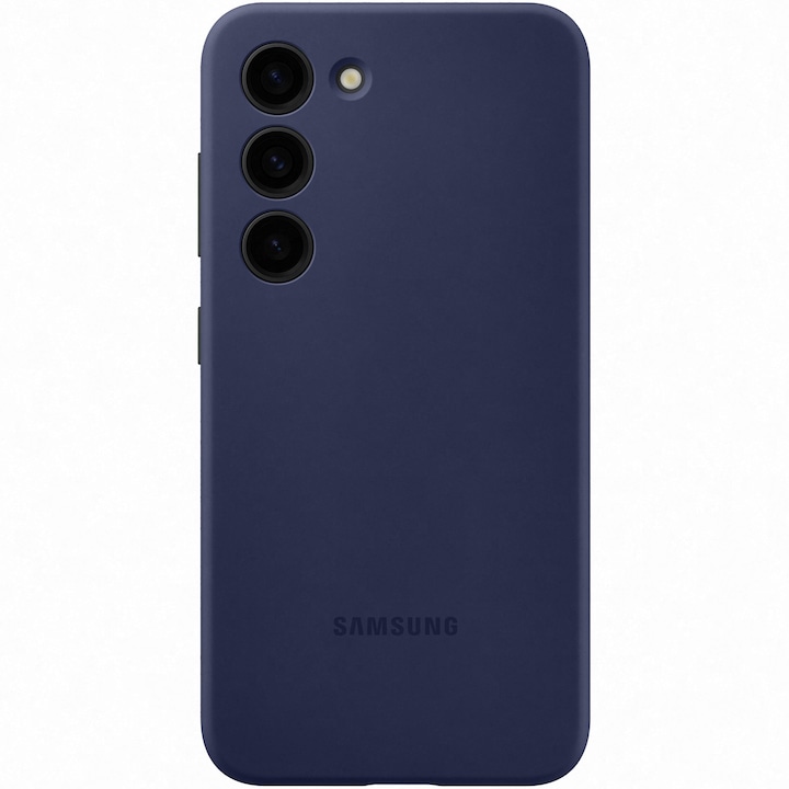 Husa de protectie Samsung Silicone Case pentru Galaxy S23, Navy