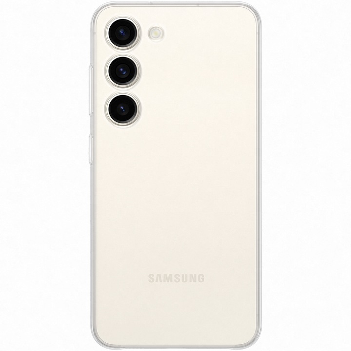 Защитен калъф Samsung Clear Case, За Galaxy S23, Прозрачен