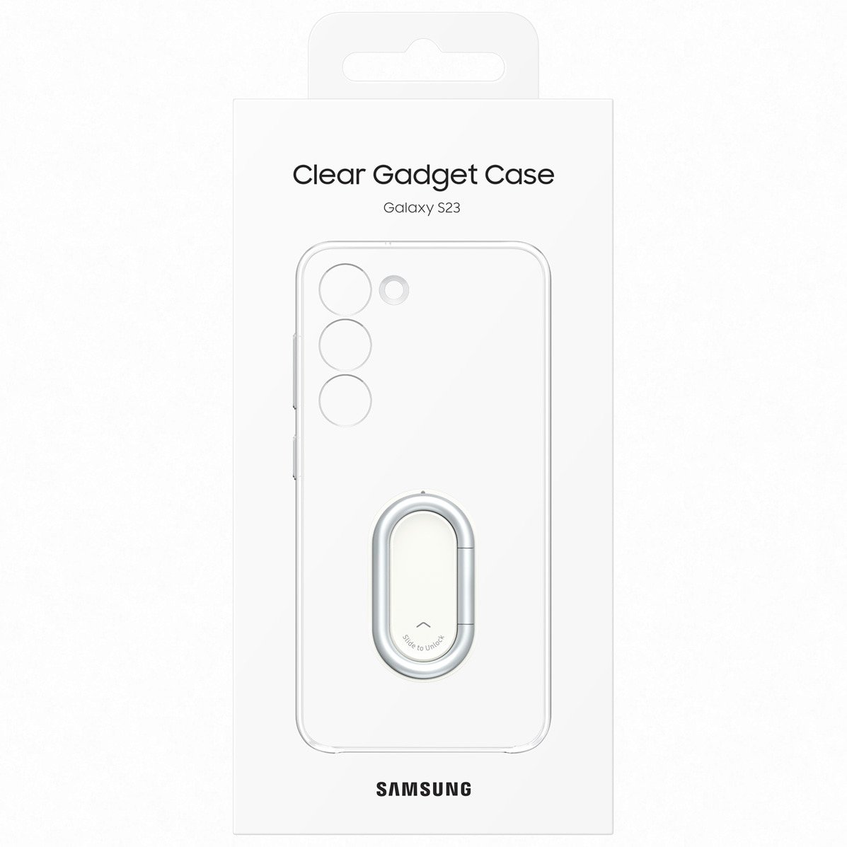 Husa de protectie Samsung Clear Gadget Case pentru Galaxy S23, Transparent
