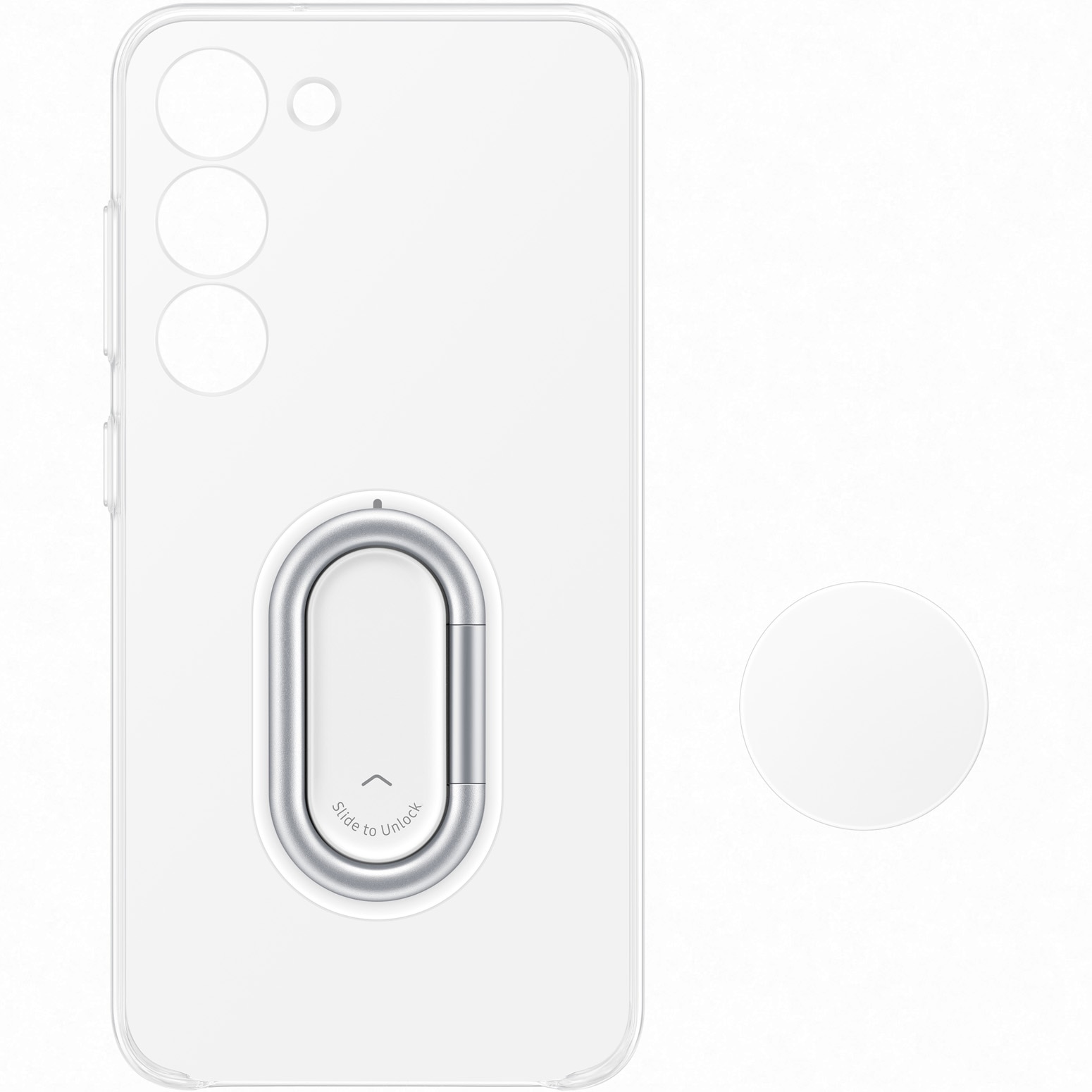 Husa de protectie Samsung Clear Gadget Case pentru Galaxy S23, Transparent
