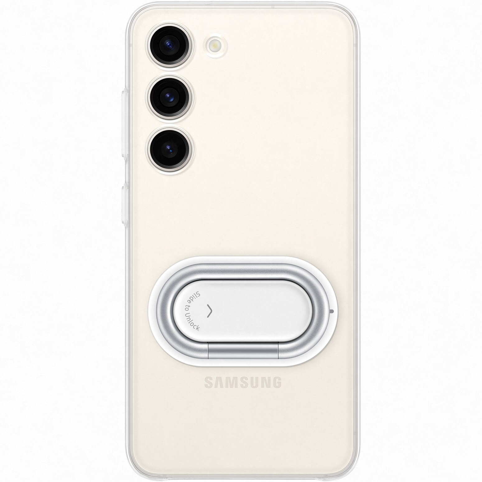 Husa de protectie Samsung Clear Gadget Case pentru Galaxy S23, Transparent