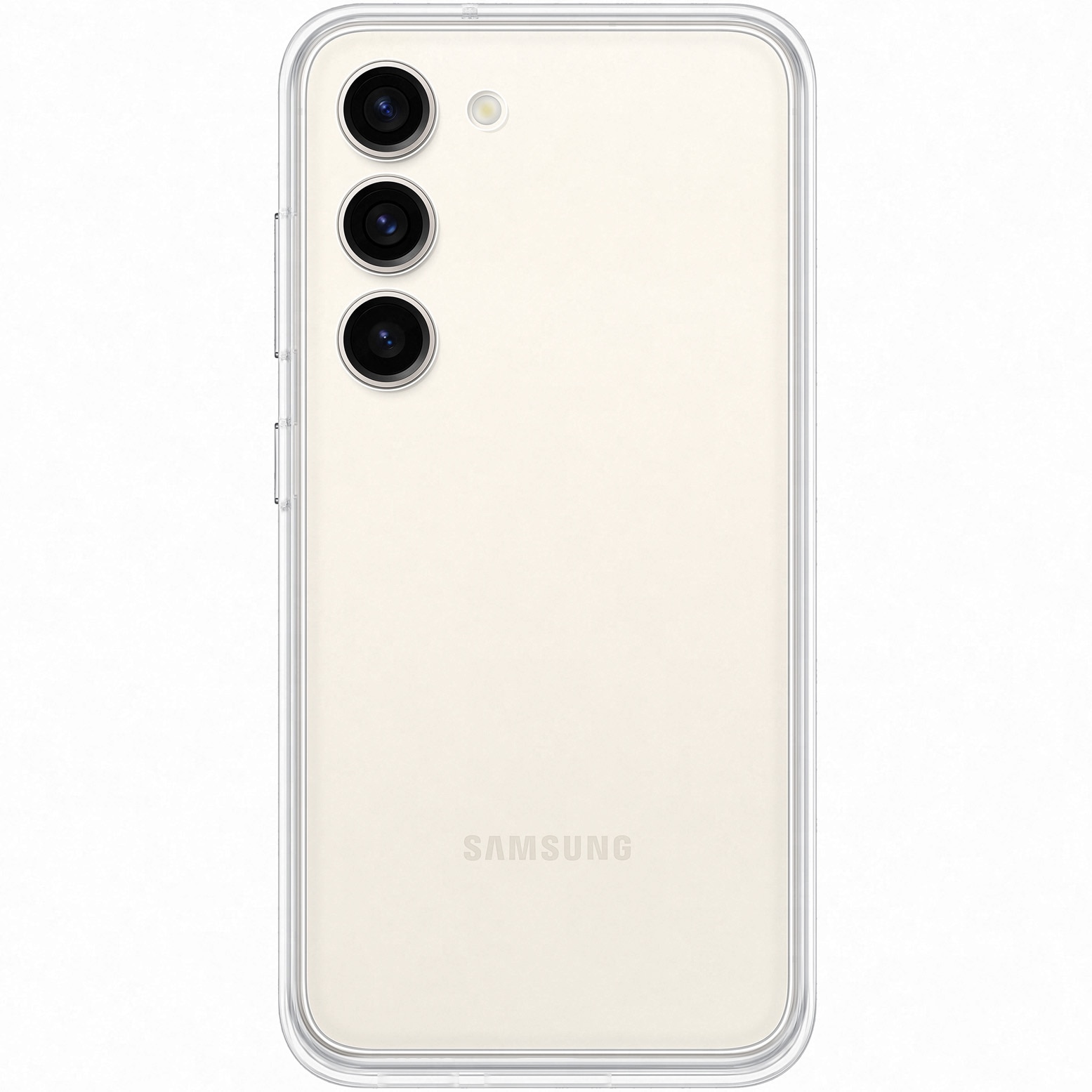 Husa de protectie Samsung Frame Case pentru Galaxy S23, White