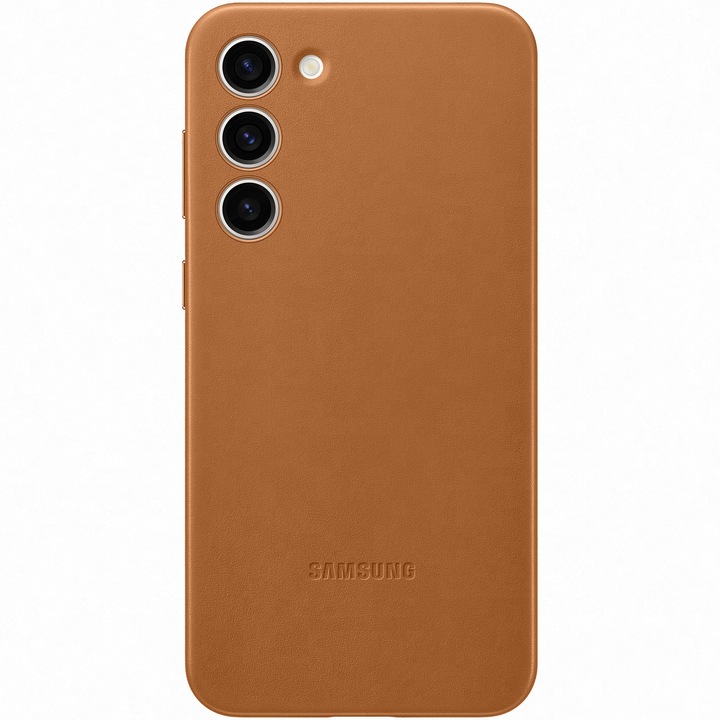 Предпазен калъф Samsung Leather Case за Galaxy S23 Plus, Camel