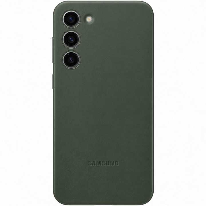 Предпазен калъф Samsung Leather Case за Galaxy S23 Plus, Green