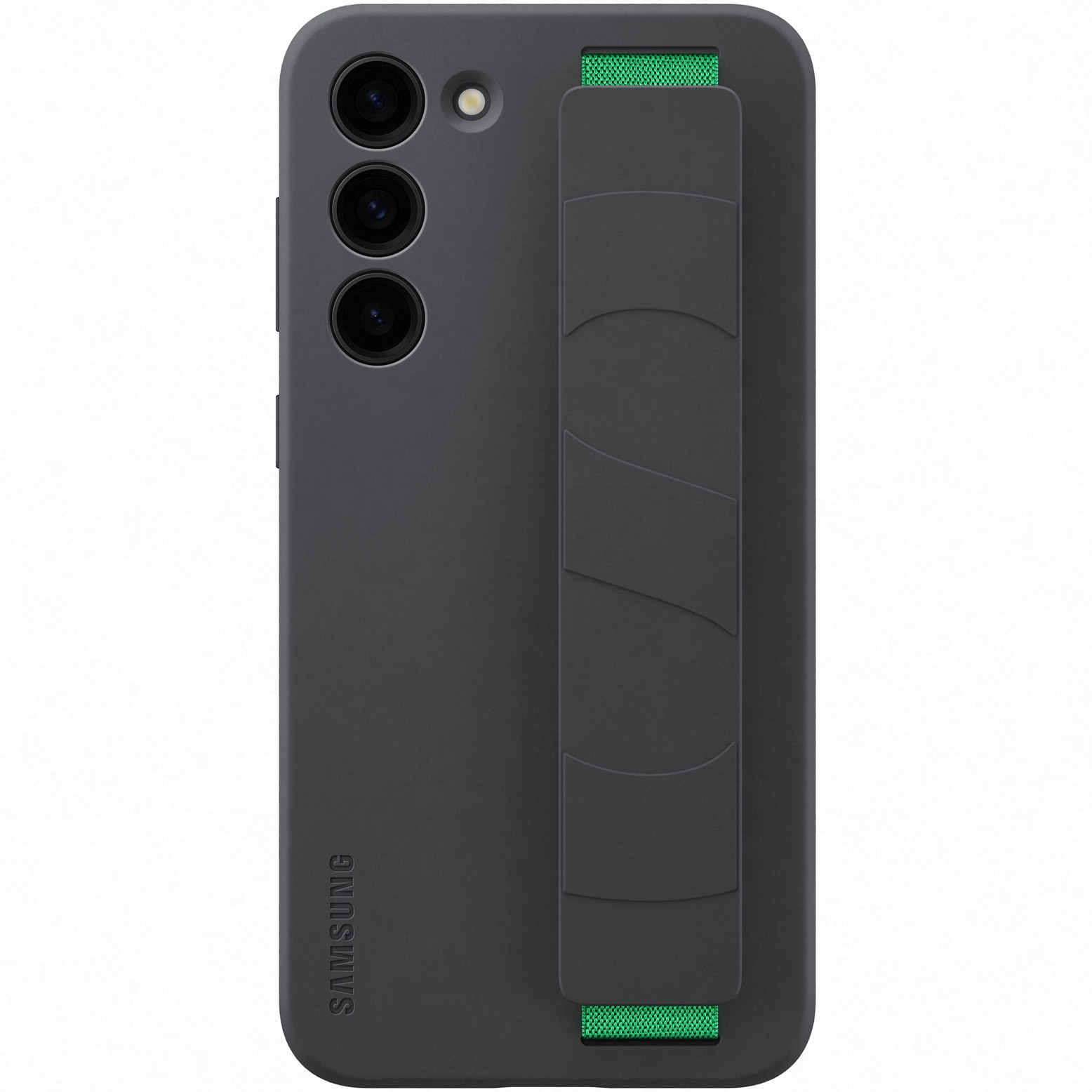 Husa de protectie Samsung Silicone Grip Case pentru Galaxy S23 Plus, Black