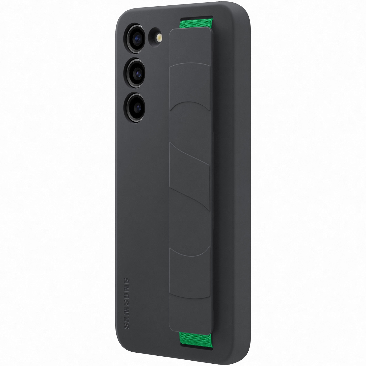 Husa de protectie Samsung Silicone Grip Case pentru Galaxy S23 Plus, Black