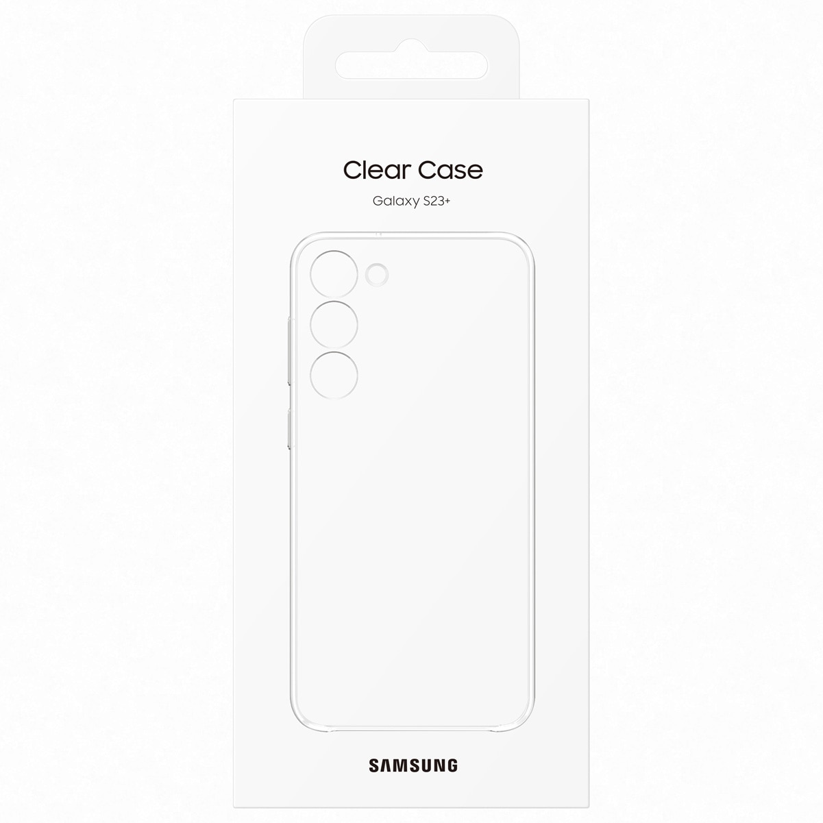 Husa de protectie Samsung Clear Case pentru Galaxy S23 Plus, Transparent