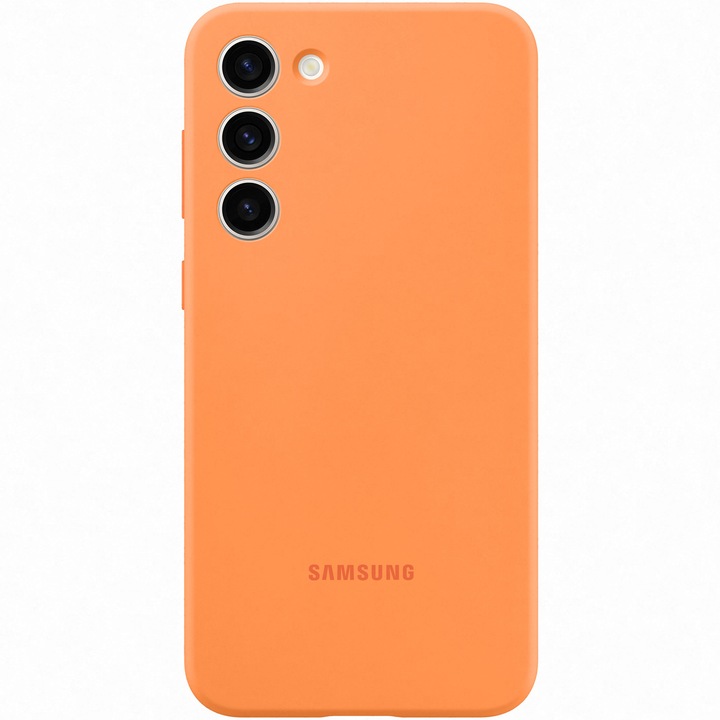 Предпазен калъф Samsung Silicone Case за Galaxy S23 Plus, Orange