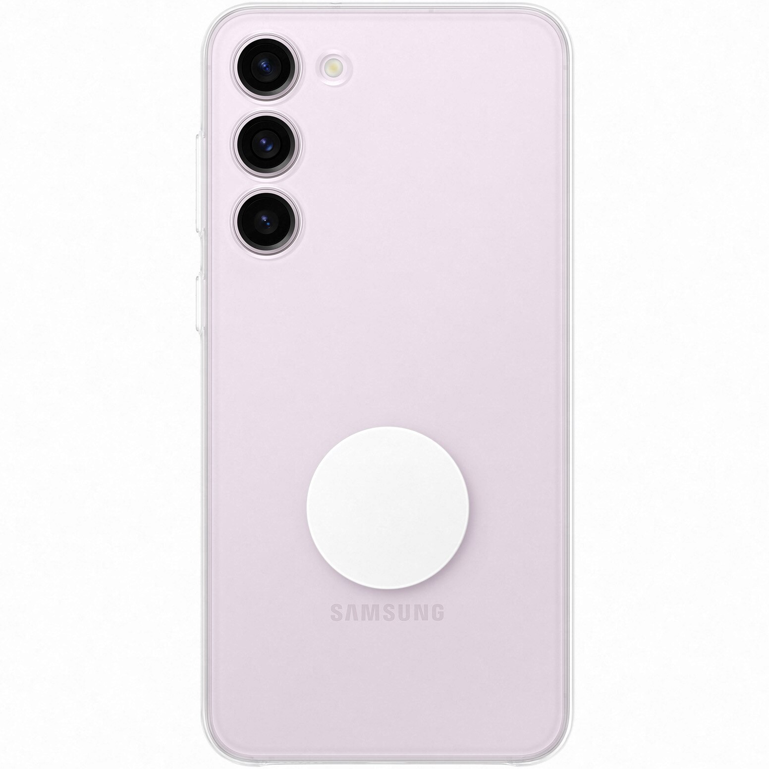 Husa de protectie Samsung Clear Gadget Case pentru Galaxy S23 Plus, Transparent