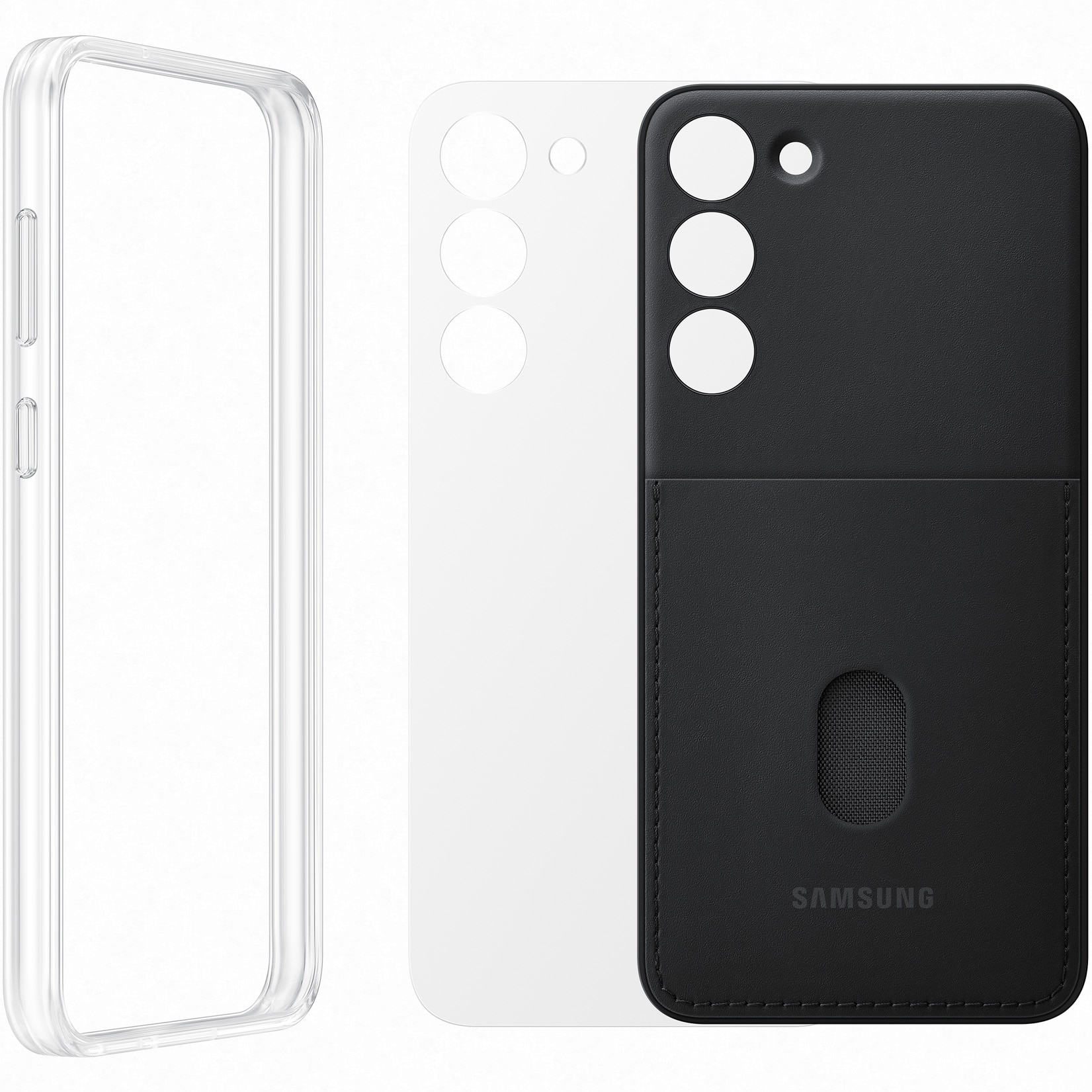 Husa de protectie Samsung Frame Case pentru Galaxy S23 Plus, Black