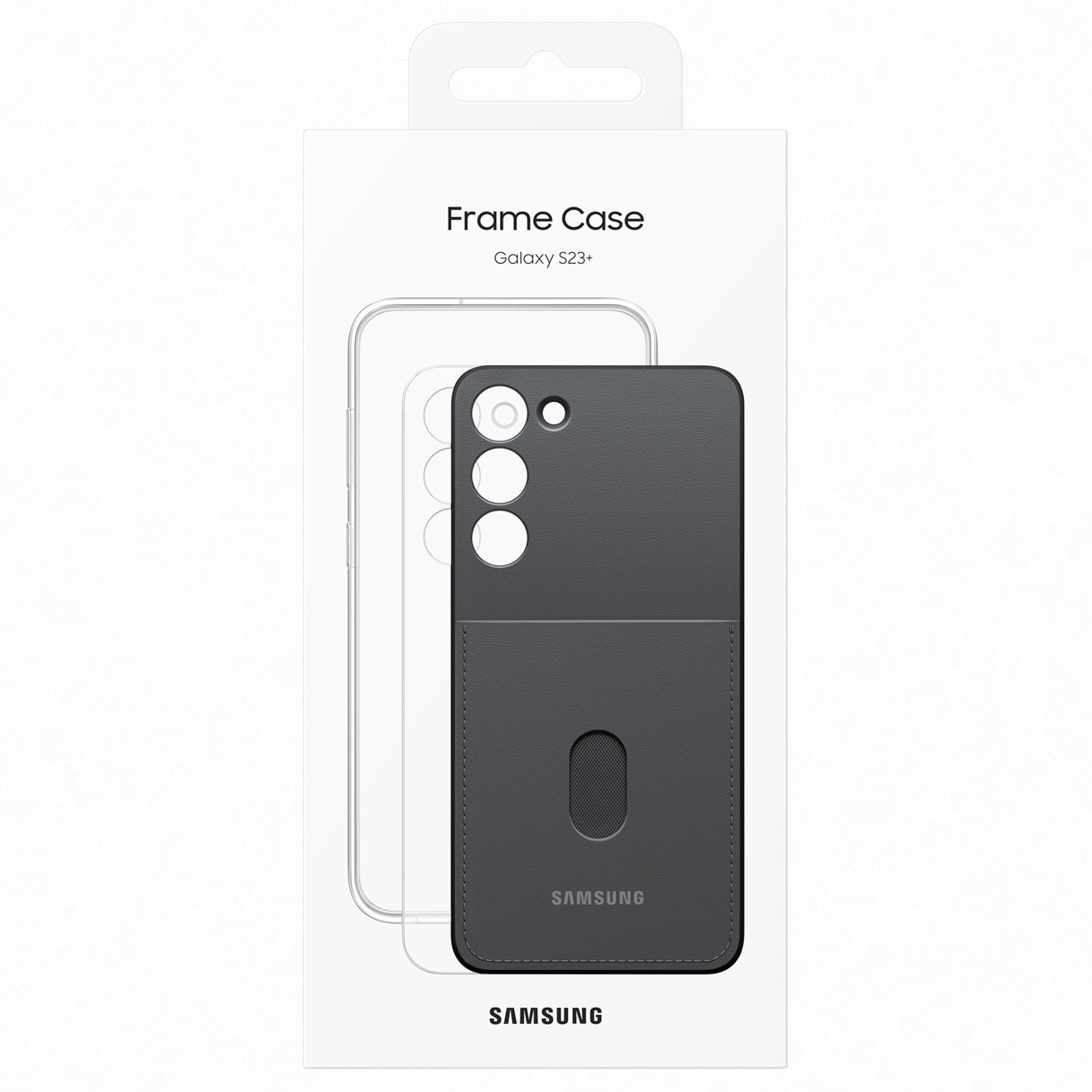 Husa de protectie Samsung Frame Case pentru Galaxy S23 Plus, Black