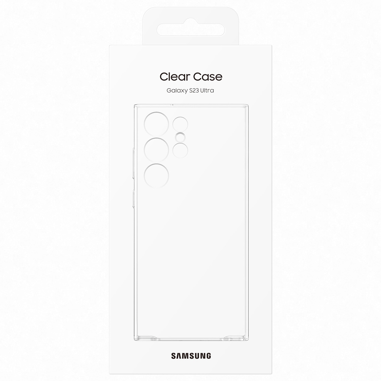Husa de protectie Samsung Clear Case pentru Galaxy S23 Ultra, Transparent