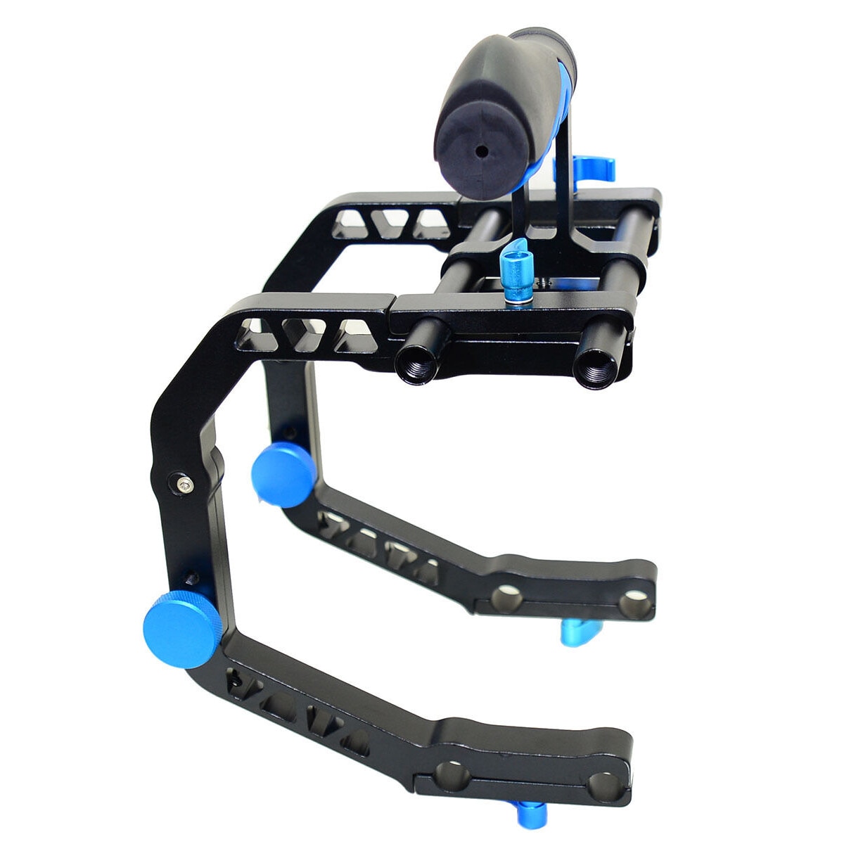 Maner dublu C-Shaped pentru rig video DSLR