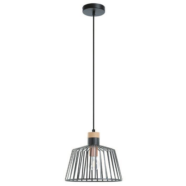 Pendul BAGUET IP20 E27 60W negru