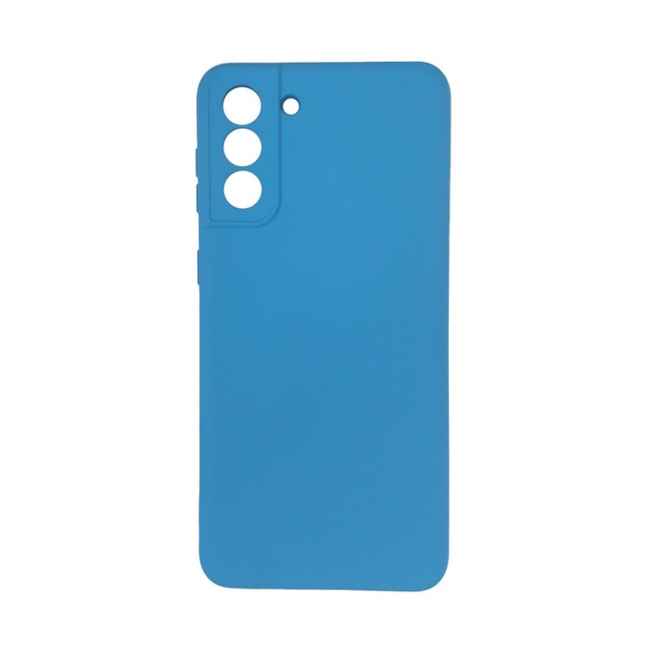 A Samsung Galaxy S21 Plus készülékkel kompatibilis telefontok, kék, bársony belsővel, 394HT