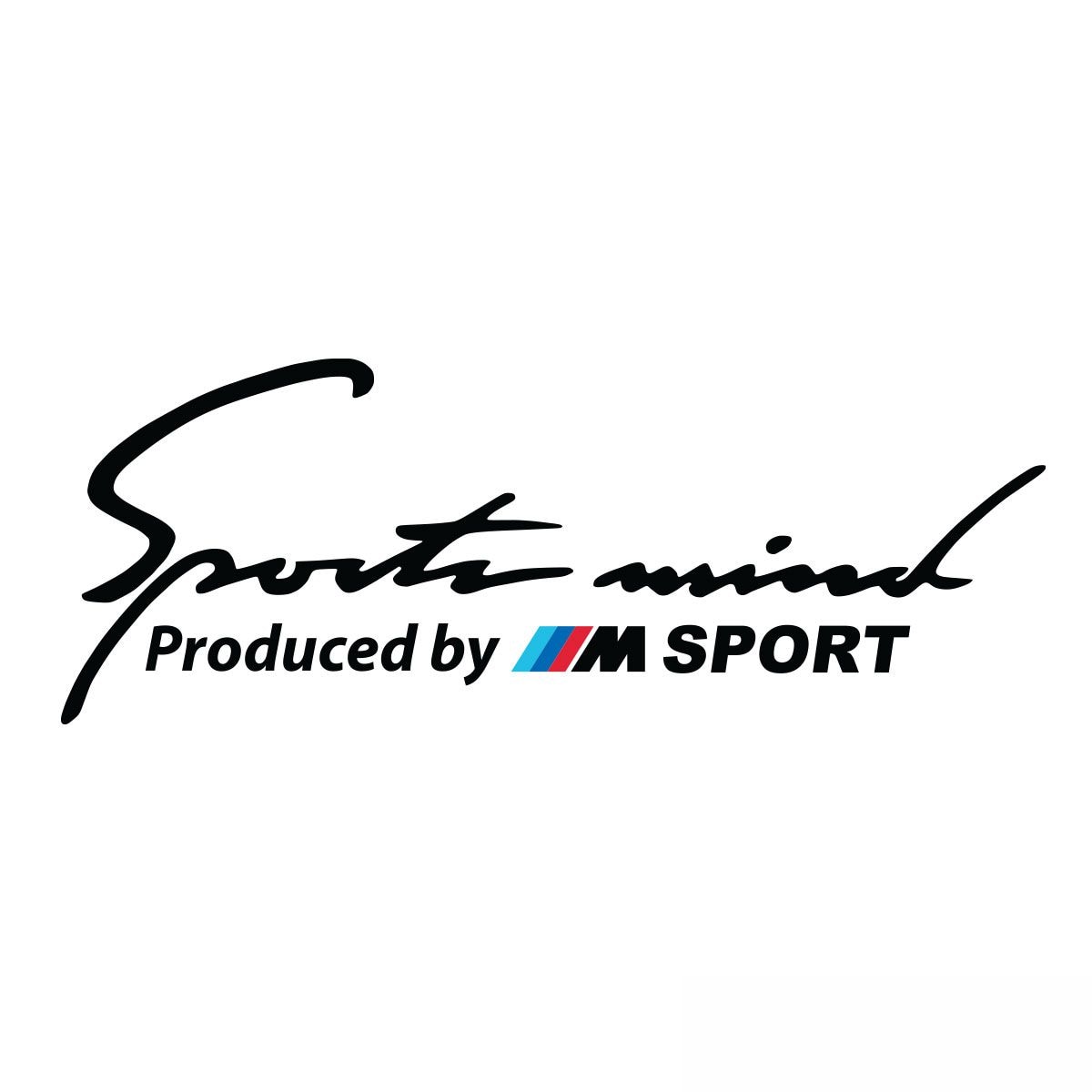 Autocollant Sports Mind BMW Motorsport