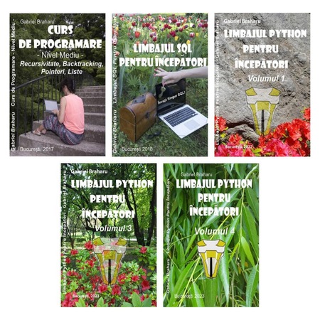 Set de 5 Carti Programare Incepatori (180), Gabriel Braharu, Colectia ...