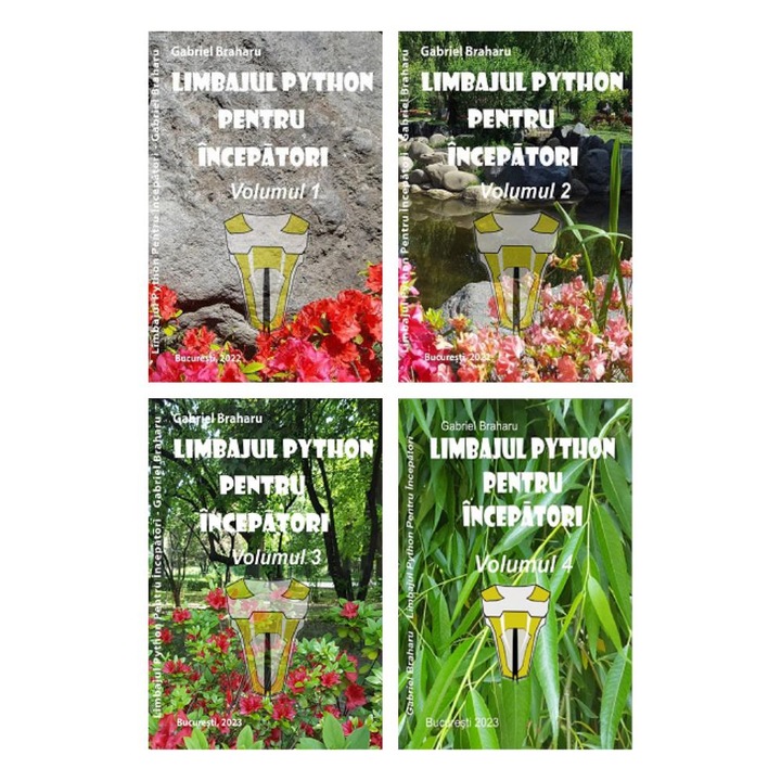 Set de 4 Carti Programare Incepatori (110), Gabriel Braharu, Colectia "Invata programare singur"