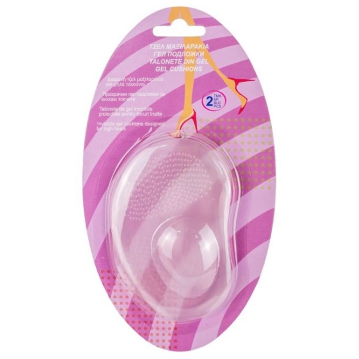 Set 2 talonete, pentru talpa piciorului, transparent