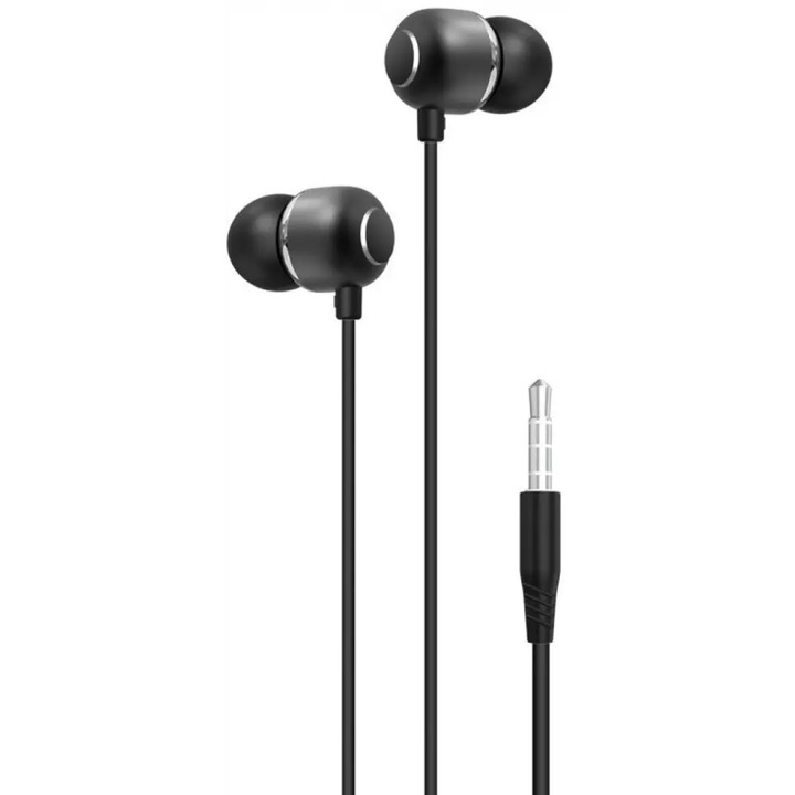 Casti audio cu microfon XO EP26 Black