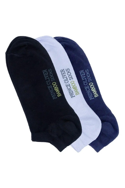 Set 3 perechi sosete Prince Oliver, Bambus/Elastan, Multicolor, Multicolor