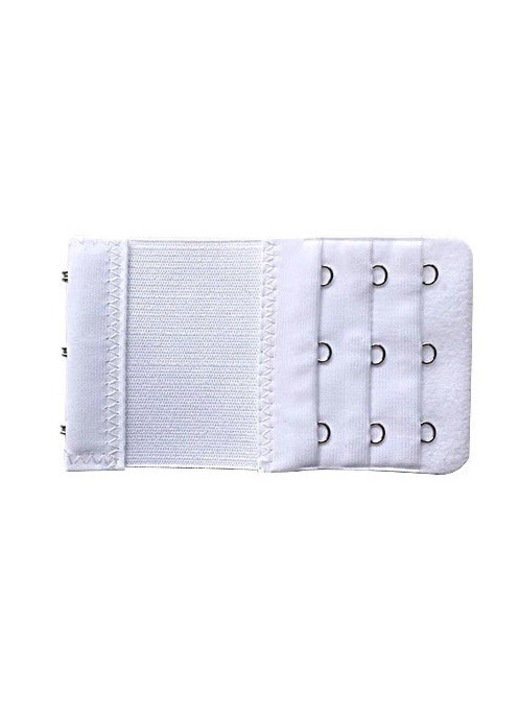 Extensie pentru sutien, MilaSuu, Nylon, Alb